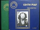 2 RECORD ALBUMS 33 EDITH PIAF SINGS, FAVORITES POLYDOR VOX PLP 3050 PL 3060 MONO