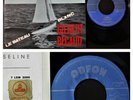 GILBERT BECAUD EXPORT ODEON STICKER 45 PS 7 EP *LE BATEAU BLANC*