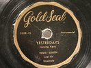 JAZZ EDDIE SOUTH Yesterdays / Paganini's 24th GOLD SEAL 2007/08  V+V++