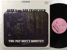 PAT BRITT QUINTET Jazz From San Francisco CRESTVIEW LP NM/VG++