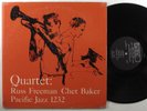 RUSS FREEMAN/CHET BAKER Quartet PACIFIC JAZZ 1232 LP mono