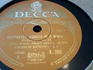 BEETHOVEN SONATA IN C MINOR WILHELM KEMPFF DECCA X202-203