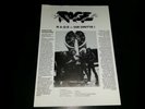 Rage -  Promo Info Sheet 1987 