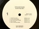 GRAHAM NASH Earth & Sky RARE TEST PRESSING David Crosby 1980 Capitol US