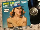 ANDRE PREVIN & RUSS FREEMAN   DOUBLE PLAY LP   CONTEMPORARY S-7011 Stereo DG EX