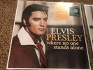 Elvis Where No One Stands Alone Pink Vinyl LP & Lisa Marie signed Lithograph