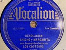 CHICHO Y MARGARITA Lupita 78 RPM Vocalion 8927 Mexican