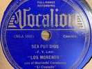 LOS MORENOS Sea Por Dios 78 RPM Vocalion 9190 Mexican