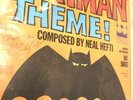 Batman Signed Theme LP By Adam West And Composer Neal Hefti Autograph W/vinyl