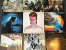 9 Classic Rock LP LOT- Led Zeppelin, Bowie, The Beatles, Johnny Cash etc.