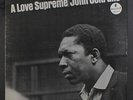 JOHN COLTRANE: A Love Supreme LP (re, green/purple target lbl, some ring wear,