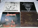 4 x Venom Vinyl / Black Metal Possessed At War with Satan Canadian Assault