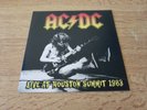 AC/DC  - live at houston summit 83 - 7 ' - clear vinyl