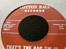 GARAGE PUNK 45 THE FABS THATS THE BAG IM IN / DINAH WANTS RELIGION COTTON BALL