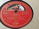 BEETHOVEN QUARTET IN B FLAT MAJOR OP130 THE BUDAPEST STRING QUARTET HMV2239-43