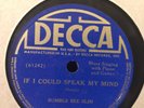 BUMBLE BEE SLIM DECCA 7440 BLUES 78 RPM E-