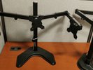Mount-It  Triple Monitor Stand Freestanding Computer Screen Desk Mount 66 lb max