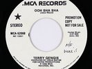Modern Soul Boogie 45 - Terry Gengis - Ooh Sha Sha - MCA - mp3 - promo