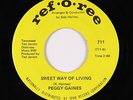 Crossover Soul 45 - Peggy Gaines - Sweet Way Of Living - Ref-O-Ree - VG++ mp3