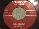 Rare Cajun 45 Iry Lejune - Goldband - I Made A Big Mistake