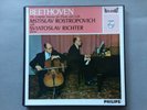 PHILIPS HI-FI STEREO ROSTROPOVITCH RICHTER BEETHOVEN CELLO SONATAS DELUXE TOP NM