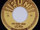 ELVIS PRESLEY: Good Rockin’ Tonight US SUN 210 ’72 Press Rockabilly 45 NM
