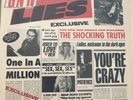 GUNS N' ROSES / G N' R LIES / RARE ORIG '88 UNCENSORED 1ST ED LP GEFFEN 24198 NM