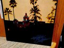 EAGLES HOTEL CALIFORNIA ORIG EX 1976 ELEKTRA ASYLUM RECORDS ROCK LP WITH POSTER