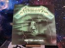 METALLICA RIDE THE LIGHTNING BERNET RECORDS FRENCH IMPORT Blue Vinyl