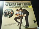 THE VENTURES PLAY  Electric Bass WITH VENTURES LP  DOLTON DEEP GROOVE
