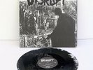 DISRUPT self-titled LP Record WHITE Splatter on Black Vinyl punk grindcore
