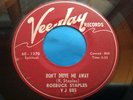 Rare Black Gospel 45 : Roebuck Staples   Will The Circle Be Unbroken   Vee Jay