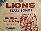 THE LIONS TEAM SONG....FITZROY - - Rare 1961 Australian TALENT CITY 7