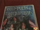 Original Signed Deep Purple Vinyl Album Machine Head Germany