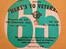 RADIO SHOW: HERE'S TO VETERANS #834 KINGSTON TRIO & ROSE/STEVENSON TWIN PIANOS