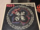 Vintage KISS vinyl PROMO record ROCK and ROLL OVER lp 12