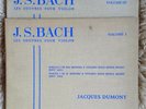 Jacques DUMONT BACH Les Oeuvres Pour Violon BELVEDERE LIMITED 3LP Set ED.1 NM