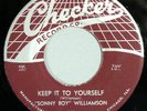 HEAR IT 50's Blues 45 rpm record Sonny Boy Williamson 