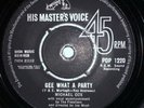 Michael Cox Gee What A Party Original UK 7” Vinyl Single HMV POP 1220 Ex/Ex