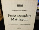 Bach Passio secundum Matthaeum KARL RICHTER ARCHIVE PRODUCTION 1958 4 LP BOX