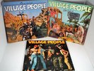 3 VILLAGE PEOPLE LP   Live And Sleazy / Cruisin' / Go West (DJ Promo & Poster)