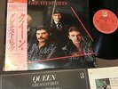 QUEEN Greatest Hits JAPAN LP P-6480E w/RED&PINK OBI+INSERT+Factory Shrink-opened