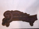 Doobie Brothers Music Memorabilia Stampede VERY RARE Wood Logo Sign from Artist
