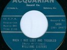 WILLIAMS SISTERS If You Have Problems BLACK GOSPEL 45 on ACQARIAN
