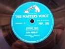ELVIS PRESLEY 78 RPM MYSTERY TRAIN / LOVE ME UK HMV POP.295 EX