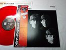 WITH THE BEATLES JAPAN ORIGINAL 1986 UK CUTTING MONO RED COLOR WAX W/RED OBI