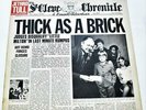 Jethro Tull thick As A Brick 1972 Reprise MS2072 1st Pressing Newspaper LP VG+