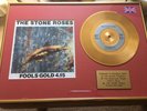 THE STONE ROSES - Fools Gold - 24 Carat Gold Plated 7”