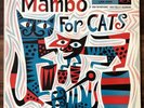 1955 LATIN JAZZ MAMBO COMPILATION LP Mambo For Cats JIM FLORA COVER ART RCA NM