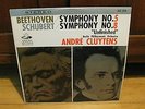 BEETHOVEN/SCHUBERT-BERLIN PHIL-CLUYTENS ANGELRED VINYL STEREO JAPANESE PRESSING